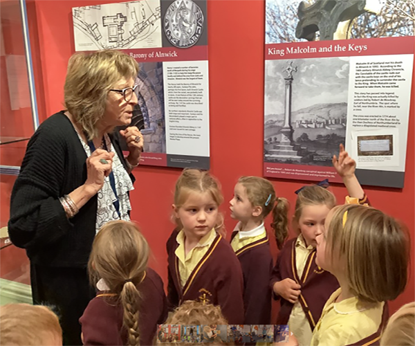 Learning about Alnwick's history