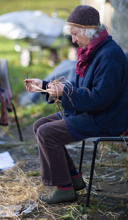 Anna Corbett basket weaver